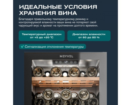 Винный шкаф Meyvel MV105-KBF1