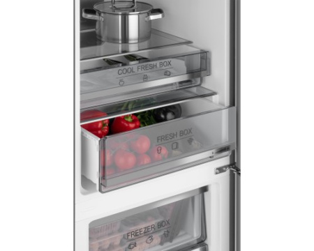 Отдельностоящий холодильник Weissgauff WRK 195 D Full NoFrost Beige Glass