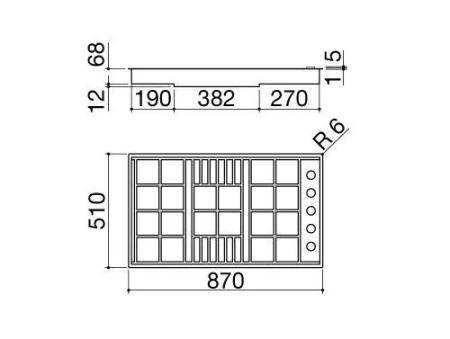 Варочная поверхность BARAZZA 1PLB5