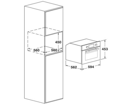 Встраиваемая микроволновая печь Fulgor Milano FUGMO 4505 MT MBK