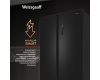 Отдельностоящий холодильник с инвертором Weissgauff WSBS 1036 Inverter NoFrost Premium Dark Inox