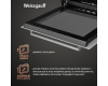 Духовой шкаф газовый Weissgauff WGO 702 WHITE GLASS