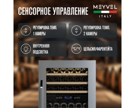 Винный шкаф Meyvel MV42-KSB2