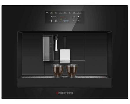 Встраиваемая кофемашина Meferi MCM6010BK COMFORT PLUS