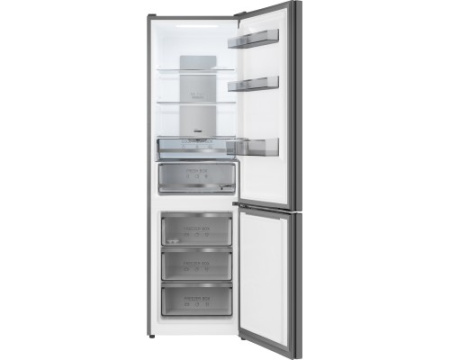Отдельностоящий холодильник Weissgauff WRK 195 D Full NoFrost Bru Steel Glass