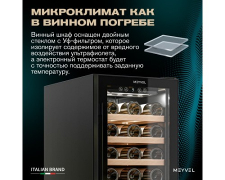 Винный шкаф Meyvel MV31BIG-KBT1