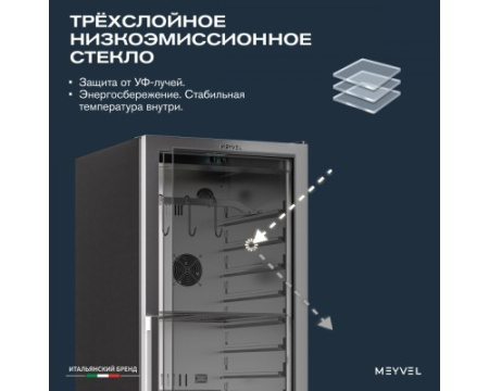 Холодильник для сухого вызревания мяса MEYVEL MM-135SR