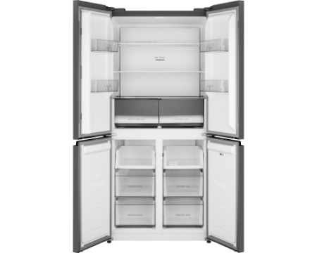 Отдельностоящий холодильник с инвертором Weissgauff WCD 450 Dark Grey NoFrost Inverter