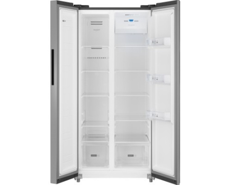 Отдельностоящий холодильник с инвертором Weissgauff WSBS 500 Inverter NoFrost Inox