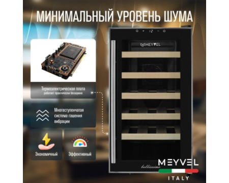Винный шкаф Meyvel MV18-BF1 (easy)