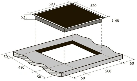 Варочная поверхность ZUGEL ZEH603FB