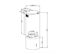 Кухонная вытяжка HOMSair ART 1050WL 35 ЧЕРНЫЙ