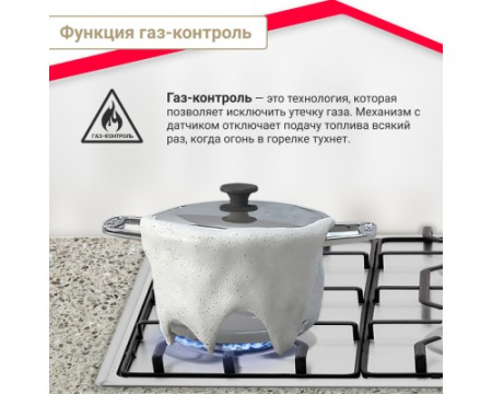Газовая варочная панель Simfer H60Q40M511