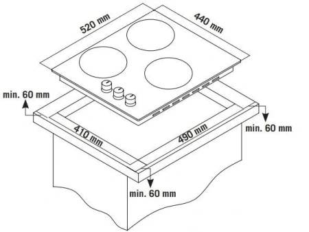 Варочная поверхность SIMFER H45V35B555