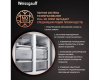 Отдельностоящий холодильник с инвертором Weissgauff WCD 590 Nofrost Inverter Premium Ecofresh Dark Inox