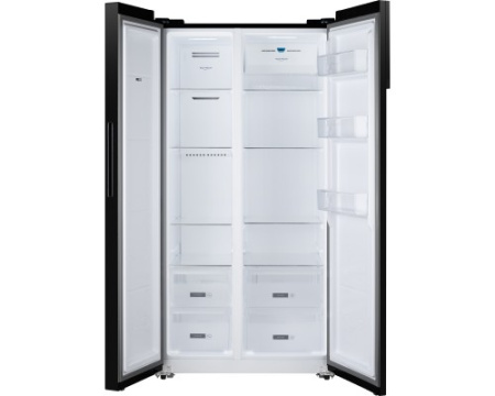 Отдельностоящий холодильник с инвертором Weissgauff WSBS 600 BG NoFrost Inverter