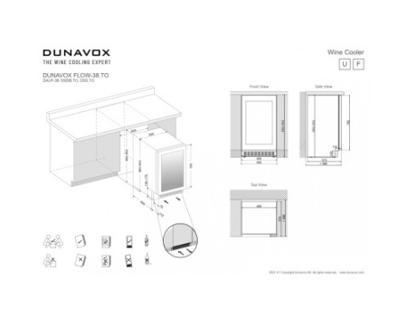 Винный шкаф Dunavox DAUF-38.100DB.TO