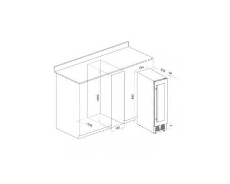 Винный шкаф Meyvel MV9NH-KWT1