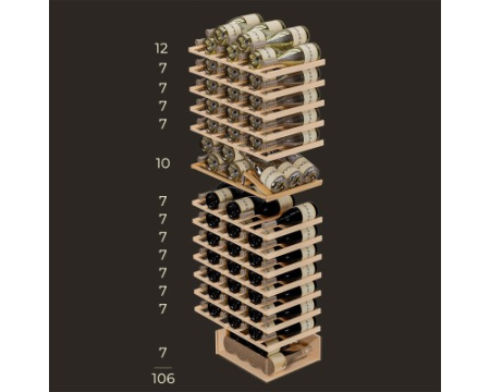 Винный шкаф Meyvel MV106-KST2 (Slim)