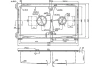 Кухонная мойка OULIN OL-S8203
