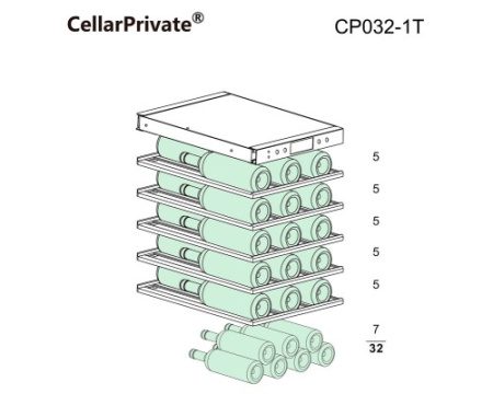 Винный шкаф Cellar Private CP032-1T