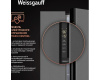 Отдельностоящий холодильник с инвертором Weissgauff WSBS 600 NoFrost Inverter Bru Steel Glass