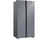 Отдельностоящий холодильник с инвертором Weissgauff WSBS 600 NoFrost Inverter Dark Grey Glass