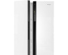 Отдельностоящий холодильник с инвертором Weissgauff WSBS 500 Inverter NoFrost White Glass