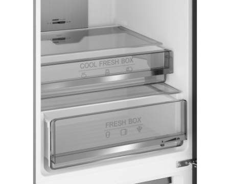 Отдельностоящий холодильник Weissgauff WRK 195 D Full NoFrost Beige Glass
