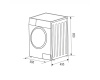 Стиральная машина узкая ZUGEL ZWS7141I Inverter