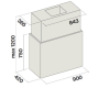 Вытяжка Falmec LAGUNA IS STEEL 90 WHITE CLDI9075.E1P2#ZZZI491FKACL.888#F