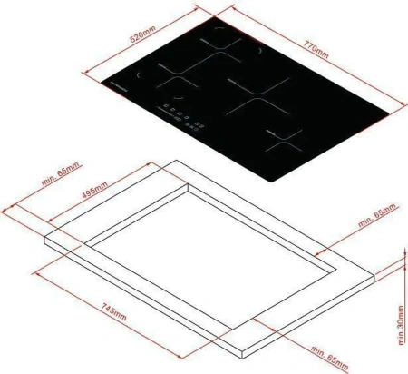 Варочная поверхность KUPPERSBERG ICS 804