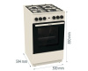 Газовая плита Gorenje GG5A12BEF