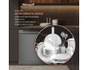 Посудомоечная машина Weissgauff DW 6038 D Dual Wash Silver