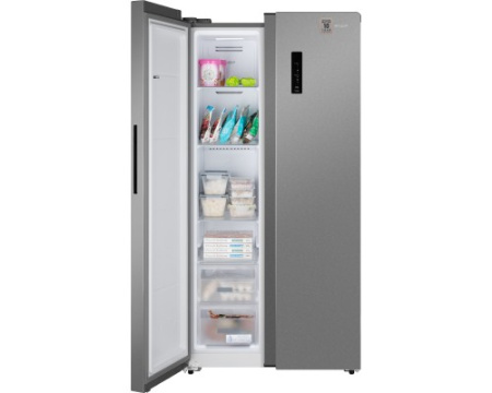 Отдельностоящий холодильник с инвертором Weissgauff WSBS 600 X NoFrost Inverter