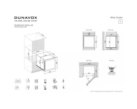 Винный шкаф Dunavox DAVS-25.63DB