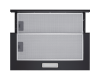 Телескопическая вытяжка Meferi SLIDEBOX60BK LIGHT