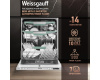 Встраиваемая посудомоечная машина Weissgauff BDW 6075 D Inverter AutoOpen Timer Floor