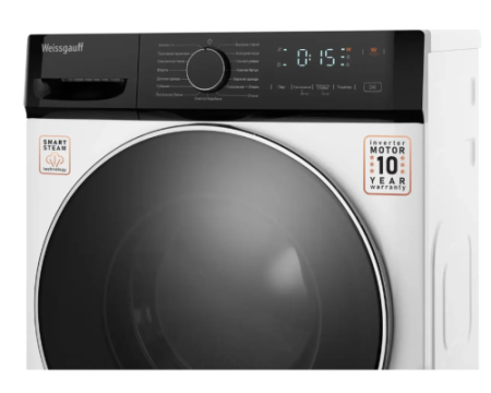 Стиральная машина с инвертором и паром Weissgauff WM 4627 Touch Inverter Steam