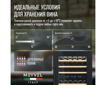Винный шкаф Meyvel MV42-KBB2