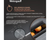 Отдельностоящий холодильник с инвертором Weissgauff WSBS 590 NoFrost Inverter Premium Rock Glass