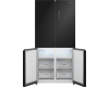Отдельностоящий холодильник с инвертором Weissgauff WCD 510 Built-in Inverter NoFrost Black Glass