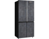 Отдельностоящий холодильник с инвертором Weissgauff WCD 590 Nofrost Inverter Premium EcoFresh Rock Glass