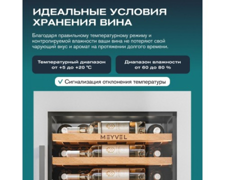 Винный шкаф Meyvel MV47PRO-KWB2