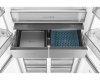Отдельностоящий холодильник с инвертором Weissgauff WCD 590 NoFrost Inverter Premium Ecofresh Bru Steel Glass