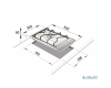 Встраиваемая газовая варочная панель DeLonghi AV 23/1 ASV CD