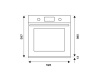 Встраиваемый электрический духовой шкаф Bertazzoni Heritage F609HEREKNE черный