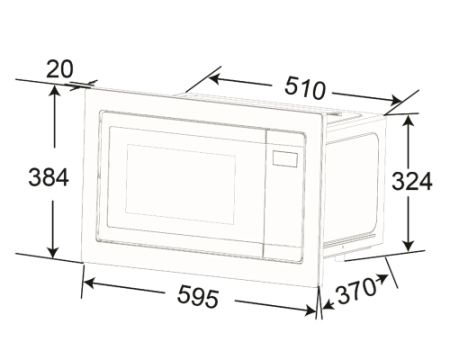 Встраиваемая микроволновая печь Haier HMX-BTG259LX