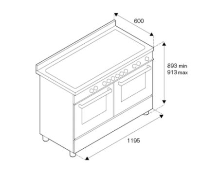 Варочный центр Bertazzoni MAS126G2EXT