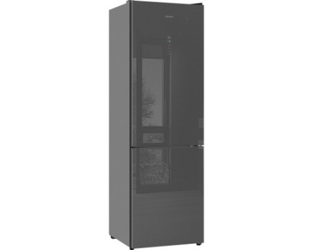 Отдельностоящий холодильник Weissgauff WRK 195 D Full NoFrost Bru Steel Glass